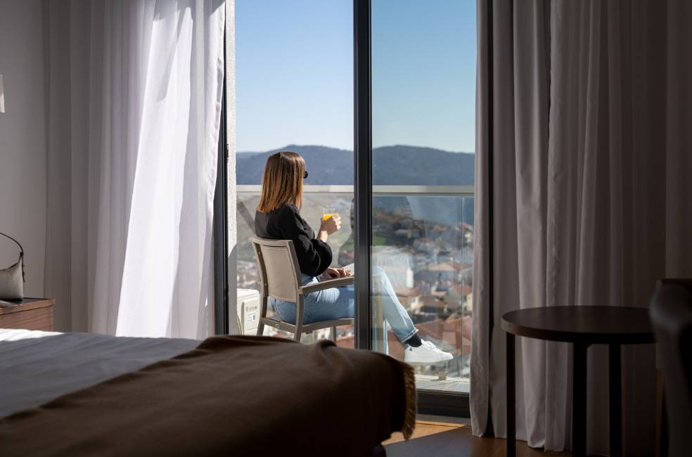 Quarto duplo com vista vila Hotel Freixo Douro Superior Freixo de Espada à Cinta